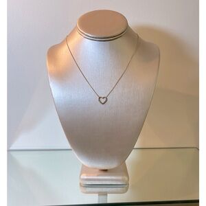 Fossil heart necklace